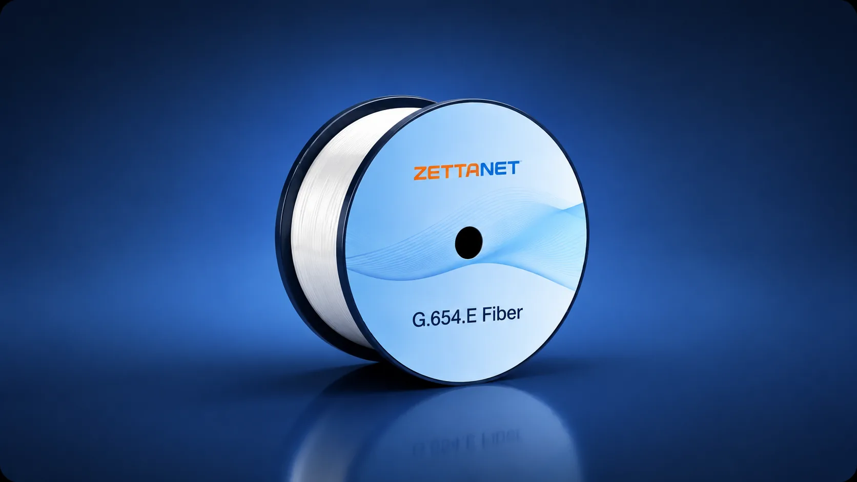 ULL and G.654.E optical fiber reel