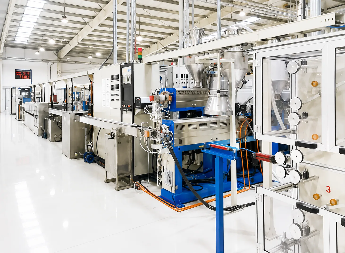 Optical cable extrusion and production equipment