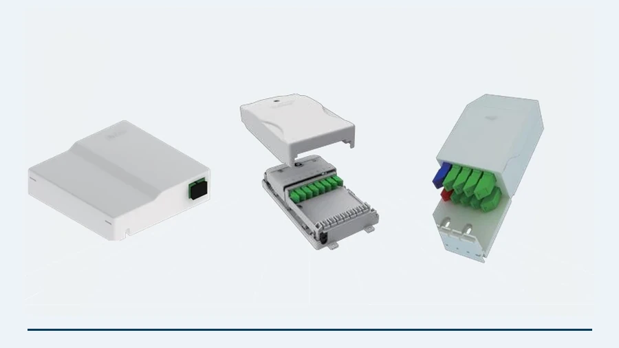 Fiber termination panel range