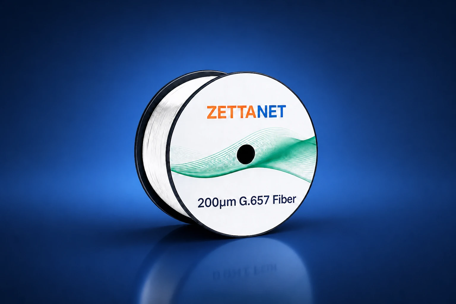 200 micrometer G.657 Fiber spool