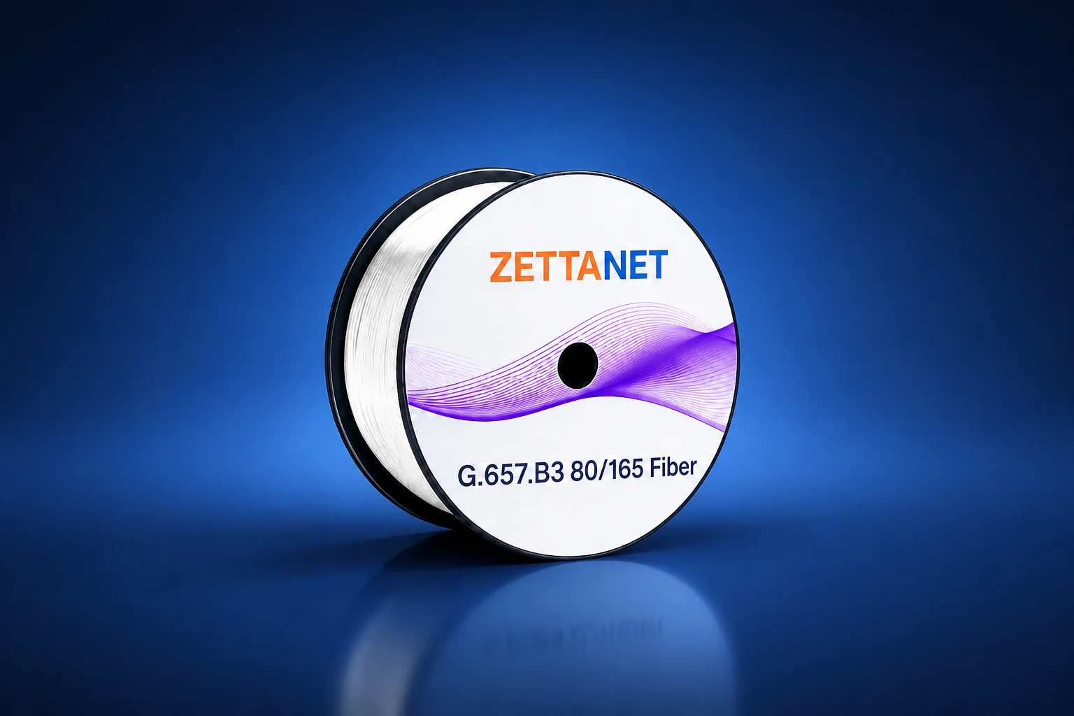 G.657.B3 80/165 Fiber spool